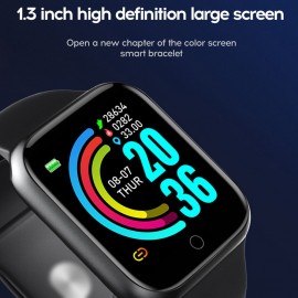 1.3 Inches Touchscreen Smart Bracelet Heart Rate Blood Pressure Multi-Sport Mode BT Watch IP67 Waterproof Smartwatches for Men Women Compatible with Android/ iOS 1.3 Inches Touchscreen Smart Bracelet Heart Rate Blood Pressure Multi-Sport Mode BT Watch IP67 Waterproof Smartwatches for Men Women Compatible with Android/ iOS