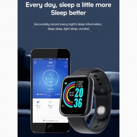 1.3 Inches Touchscreen Smart Bracelet Heart Rate Blood Pressure Multi-Sport Mode BT Watch IP67 Waterproof Smartwatches for Men Women Compatible with Android/ iOS 1.3 Inches Touchscreen Smart Bracelet Heart Rate Blood Pressure Multi-Sport Mode BT Watch IP67 Waterproof Smartwatches for Men Women Compatible with Android/ iOS