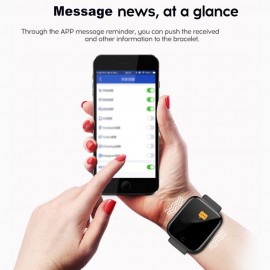 1.3 Inches Touchscreen Smart Bracelet Heart Rate Blood Pressure Multi-Sport Mode BT Watch IP67 Waterproof Smartwatches for Men Women Compatible with Android/ iOS 1.3 Inches Touchscreen Smart Bracelet Heart Rate Blood Pressure Multi-Sport Mode BT Watch IP67 Waterproof Smartwatches for Men Women Compatible with Android/ iOS