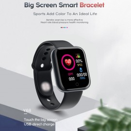 1.3 Inches Touchscreen Smart Bracelet Heart Rate Blood Pressure Multi-Sport Mode BT Watch IP67 Waterproof Smartwatches for Men Women Compatible with Android/ iOS 1.3 Inches Touchscreen Smart Bracelet Heart Rate Blood Pressure Multi-Sport Mode BT Watch IP67 Waterproof Smartwatches for Men Women Compatible with Android/ iOS