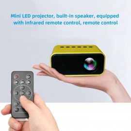 YZ03 Mini LED Projector Portable LCD Display Video Projector 800 Lumens 320x240 Pixel for Cartoon Movies Small Pocket Home Phone Projector for Home Theater Outdoor Movies Projector with USB/AV/TF Interfaces YZ03 Mini LED Projector Portable LCD Display Video Projector 800 Lumens 320x240 Pixel for Cartoon Movies Small Pocket Home Phone Projector for Home Theater Outdoor Movies Projector with USB/AV/TF Interfaces