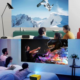 YZ03 Mini LED Projector Portable LCD Display Video Projector 800 Lumens 320x240 Pixel for Cartoon Movies Small Pocket Home Phone Projector for Home Theater Outdoor Movies Projector with USB/AV/TF Interfaces YZ03 Mini LED Projector Portable LCD Display Video Projector 800 Lumens 320x240 Pixel for Cartoon Movies Small Pocket Home Phone Projector for Home Theater Outdoor Movies Projector with USB/AV/TF Interfaces