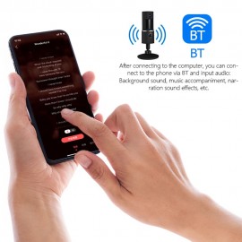 USB Streaming Microphone with Webcam HD1080P for iPhone/iPad/Mac/Android Phone/Tablet/PC USB Streaming Microphone with Webcam HD1080P for iPhone/iPad/Mac/Android Phone/Tablet/PC