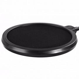 Microphone Pop Filter Mesh Shield Mic Blowout Preventer Recording Windproof Microphone Anti Noise Net Cover Cantilever Bracket