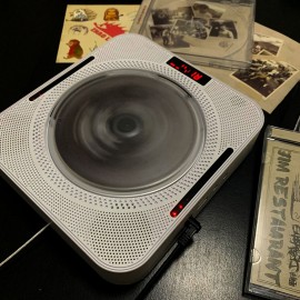 YHS-08C Portable CD Player Wall Mountable CD Music Player Bluetooth Remote Control FM Radio HiFi Speaker with USB 3.5mm LED Screen YHS-08C Portable CD Player Wall Mountable CD Music Player Bluetooth Remote Control FM Radio HiFi Speaker with USB 3.5mm LED Screen