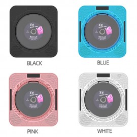 YHS-08C Portable CD Player Wall Mountable CD Music Player Bluetooth Remote Control FM Radio HiFi Speaker with USB 3.5mm LED Screen YHS-08C Portable CD Player Wall Mountable CD Music Player Bluetooth Remote Control FM Radio HiFi Speaker with USB 3.5mm LED Screen