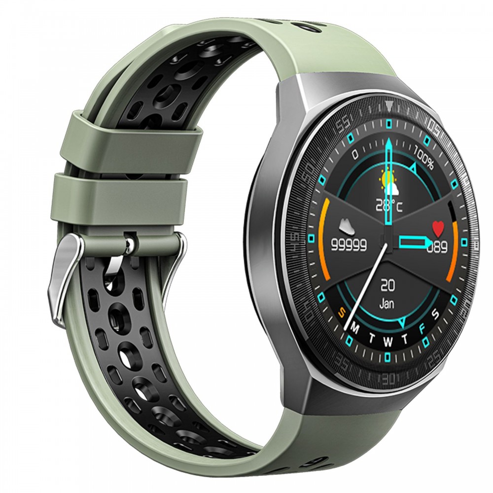 MT3 Smart Bracelet 1.28'' TFT Full-Touch Screen 8G Music Player/BT Call/One-click Recording Strong Endurance Health Management Compatible with Android iOS
