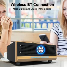 Family Karaoke Machine System Hand-held UHF Wireless Microphone BT Wireless Speaker Home Theater KTV AUX IN U Disk Music Player for Home Party Meeting Wedding Picnic Family Karaoke Machine System Hand-held UHF Wireless Microphone BT Wireless Speaker Home Theater KTV AUX IN U Disk Music Player for Home Party Meeting Wedding Picnic