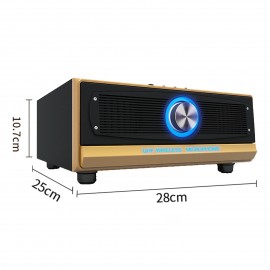 Family Karaoke Machine System Hand-held UHF Wireless Microphone BT Wireless Speaker Home Theater KTV AUX IN U Disk Music Player for Home Party Meeting Wedding Picnic Family Karaoke Machine System Hand-held UHF Wireless Microphone BT Wireless Speaker Home Theater KTV AUX IN U Disk Music Player for Home Party Meeting Wedding Picnic