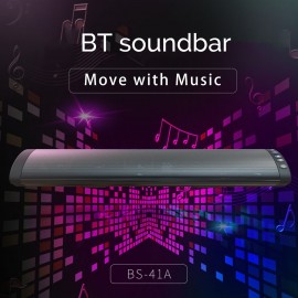 BS-41A Multifunction Sound Bar BT Speaker Home Theater Wall TV Surround Sound Sound-Stereo Wall-mounted Sound Machine Subwoofer Soundbar