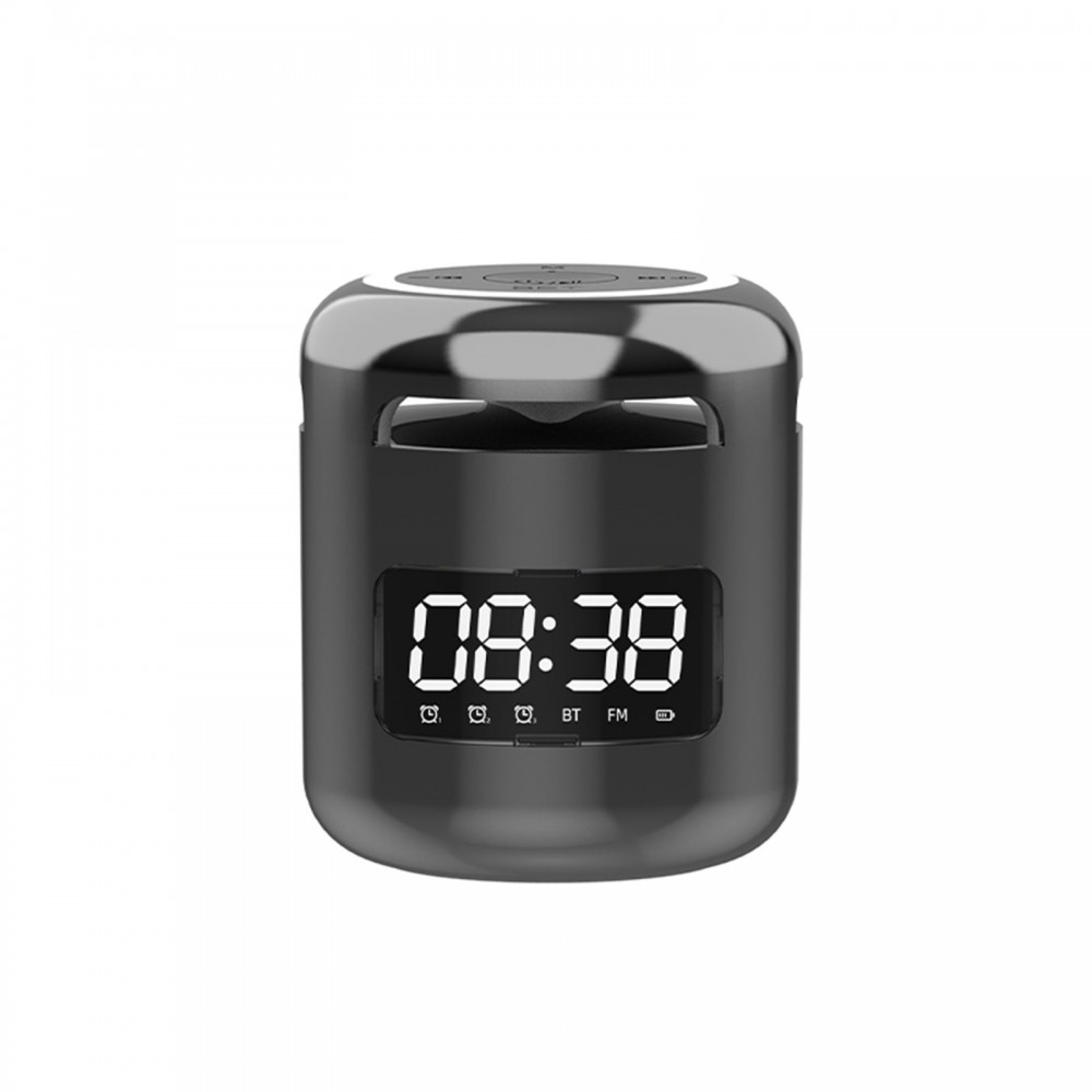 JM01 Portable Wireless BT 5.0 Speaker Alarm Clocks Wireless Loudspeakers Support TF Card/FM/AUX IN Hands-free with Mic JM01 Portable Wireless BT 5.0 Speaker Alarm Clocks Wireless Loudspeakers Support TF Card/FM/AUX IN Hands-free with Mic