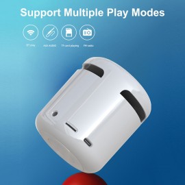 JM01 Portable Wireless BT 5.0 Speaker Alarm Clocks Wireless Loudspeakers Support TF Card/FM/AUX IN Hands-free with Mic JM01 Portable Wireless BT 5.0 Speaker Alarm Clocks Wireless Loudspeakers Support TF Card/FM/AUX IN Hands-free with Mic