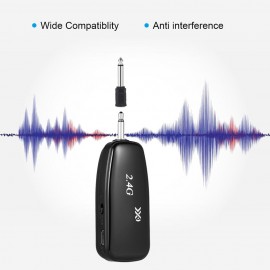 XXD-G18 2.4G Portable Wireless Microphone Noise Cancelling Mic for Recording Youtube Meeting Interview Studio Video Black XXD-G18 2.4G Portable Wireless Microphone Noise Cancelling Mic for Recording Youtube Meeting Interview Studio Video Black