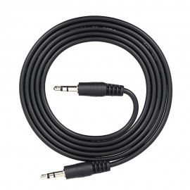 1m 3.5mm Male to 3.5mm Male Audio Cable 3.5mm Jack Audio Cable AUX Wire for Car Headphone Speaker Black